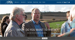 Desktop Screenshot of pfa-research.com